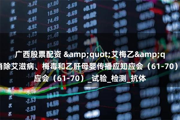 广西股票配资 "艾梅乙"应知应会｜消除艾滋病、梅毒和乙肝母婴传播应知应会（61-70）_试验_检测_抗体